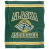 University of Alaska Anchorage Seawolves Blanket, 50"x60", Primary Logo Stripes, Silky Touch Super Soft Throw view 2