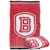 Bradley University Braves Blanket, 36"x58", Logo Dots, Silky Touch Super Soft Throw view 1