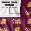 Central Michigan University Chippewas Blanket, 36"x58", Logo Pattern, Silky Touch Super Soft Throw view 4