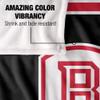 Bradley University Braves Blanket, 50"x60", Primary Logo Stripes, Silky Touch Super Soft Throw view 4