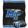Middle Tennessee State University Blue Raiders Blanket, 50"x60", Logo Dots, Silky Touch Super Soft Throw view 1