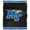 Middle Tennessee State University Blue Raiders Blanket, 50"x60", Logo Dots, Silky Touch Super Soft Throw view 2