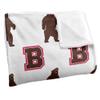 Brown University Bears Blanket, 36"x58", Logo Pattern, Silky Touch Super Soft Throw view 3