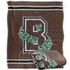 Brown University Bears Blanket, 50"x60", Primary Logo Stripes, Silky Touch Super Soft Throw view 1