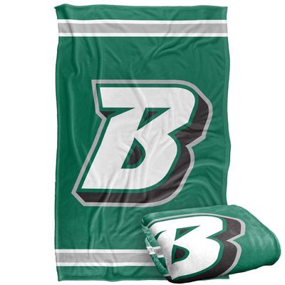 Binghamton University Bearcats Blanket, 36"x58", Primary Logo Stripes, Silky Touch Super Soft Throw