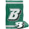 Binghamton University Bearcats Blanket, 36"x58", Primary Logo Stripes, Silky Touch Super Soft Throw view 1