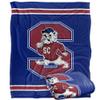 South Carolina State University Bulldogs Blanket, 50"x60", Primary Logo Stripes, Silky Touch Super Soft Throw view 1