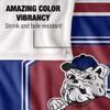 South Carolina State University Bulldogs Blanket, 50"x60", Primary Logo Stripes, Silky Touch Super Soft Throw view 4