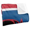 DePaul University Blue Demons Blanket, 36"x58", Primary Logo Stripes, Silky Touch Super Soft Throw view 3