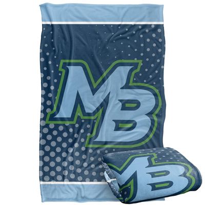 Cal State Monterey Bay Otters Blanket, 36"x58", Logo Dots, Silky Touch Super Soft Throw