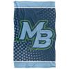 Cal State Monterey Bay Otters Blanket, 36"x58", Logo Dots, Silky Touch Super Soft Throw view 2