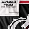 Minnesota State University - Moorhead Dragons Blanket, 50"x60", Primary Logo Stripes, Silky Touch Super Soft Throw view 4