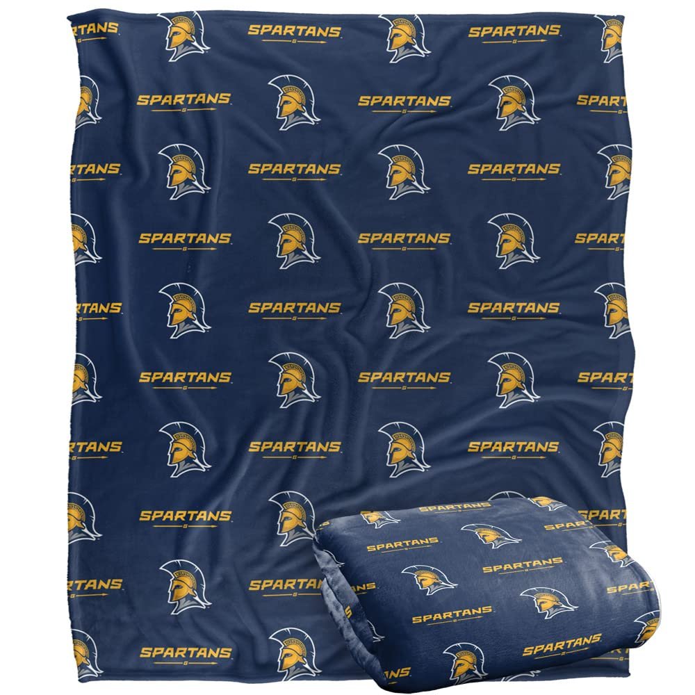 University of North Carolina Greensboro Spartans Blanket, 50'x60', Logo Pattern, Silky Touch Super Soft Throw