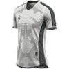 Arcarius Men's Pro Soccer Jersey  Moisture Wicking Match or Goalie Uniform (White/Gray, Small)