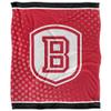 Bradley University Braves Blanket, 50"x60", Logo Dots, Silky Touch Super Soft Throw view 2