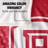 Bradley University Braves Blanket, 50"x60", Logo Dots, Silky Touch Super Soft Throw view 4