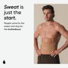 Sports Research Sweet Sweat Toned Waist Trimmer for Women and Men | Premium Waist Trainer Belt to 'Tone' your Stomach Area (Sand, Small) view 3