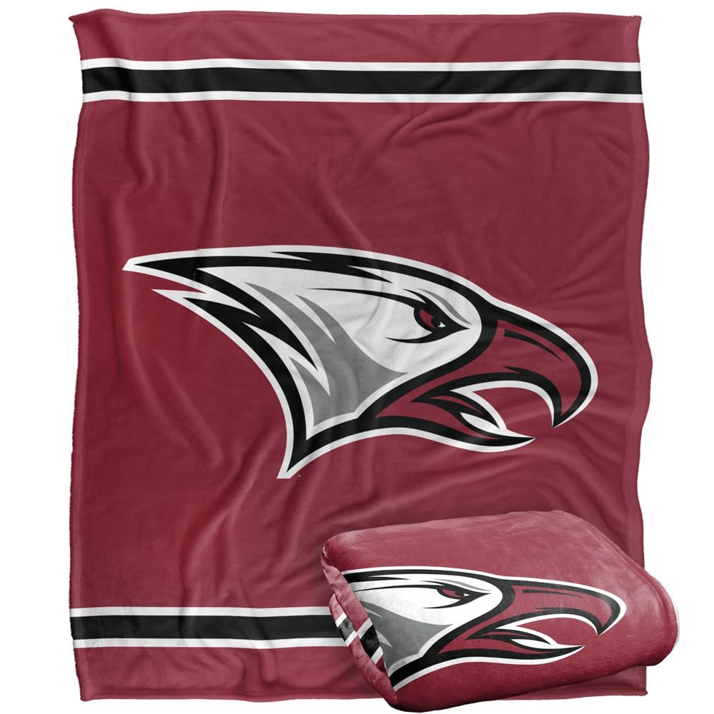North Carolina Central University Eagles Blanket, 50"x60", Primary Logo Stripes, Silky Touch Super Soft Throw