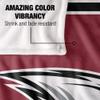 North Carolina Central University Eagles Blanket, 50"x60", Primary Logo Stripes, Silky Touch Super Soft Throw view 4