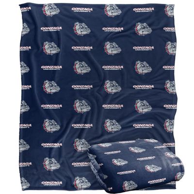 Gonzaga University Bulldogs Blanket, 50"x60", Logo Pattern, Silky Touch Super Soft Throw