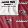 Rider University Broncs Blanket, 50"x60", Logo Pattern, Silky Touch Super Soft Throw view 4