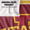 Iowa State University Cyclones Blanket, 50"x60", Primary Logo Stripes, Silky Touch Super Soft Throw view 4