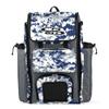 Boombah Catchers Superpack Bat Bag Digital Camo Gray/Royal Blue - 23-1/2" x 13-1/2" x 9-1/2" - Multiple Colors - Holds 4 Bats - Backpack Version (no Wheels) view 1