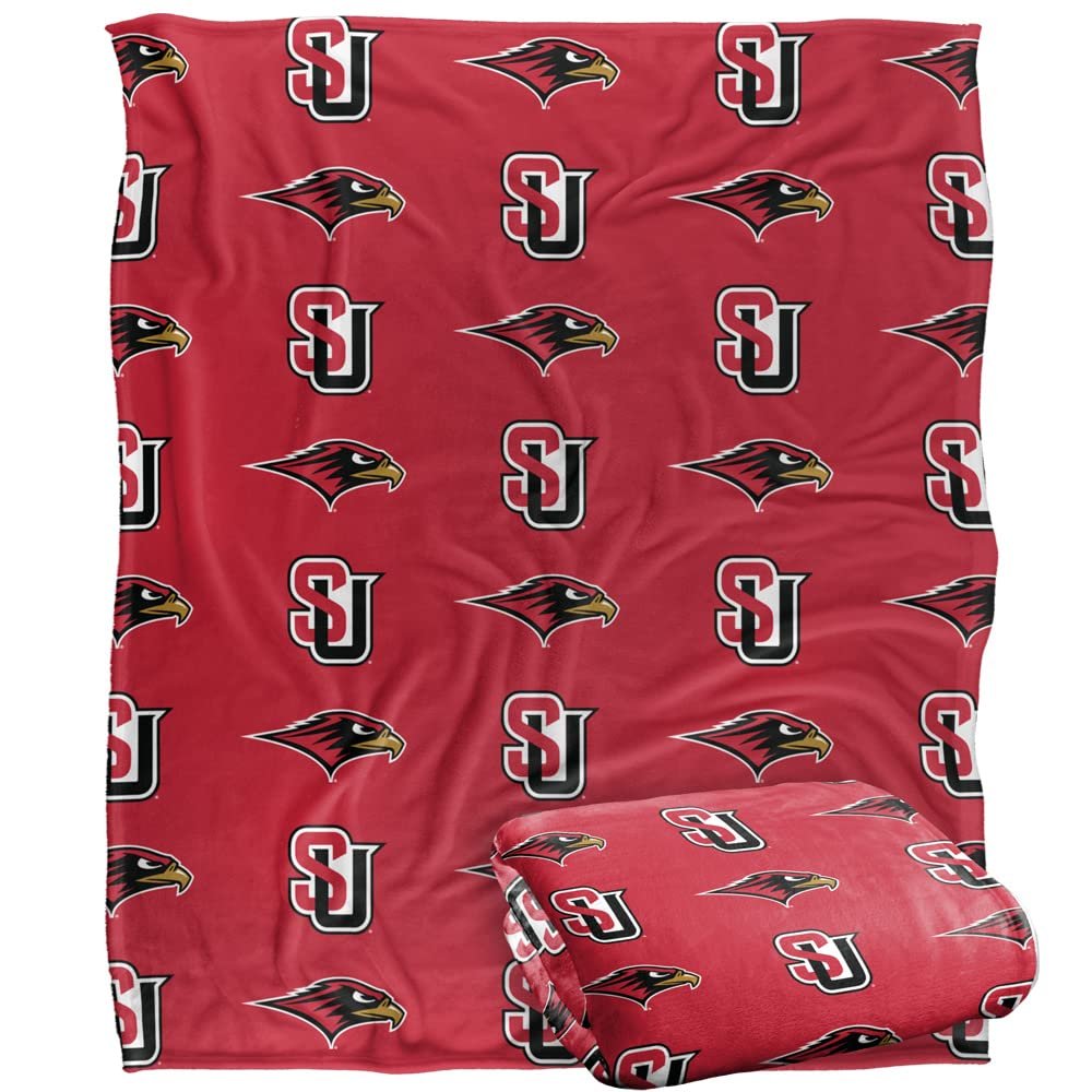 Seattle University Redhawks Blanket, 50"x60", Logo Pattern, Silky Touch Super Soft Throw
