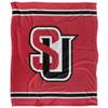Seattle University Redhawks Blanket, 50"x60", Primary Logo Stripes, Silky Touch Super Soft Throw view 2