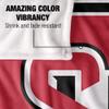 Seattle University Redhawks Blanket, 50"x60", Primary Logo Stripes, Silky Touch Super Soft Throw view 4