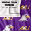 Ashland University Eagles Blanket, 50"x60", Logo Pattern, Silky Touch Super Soft Throw view 4