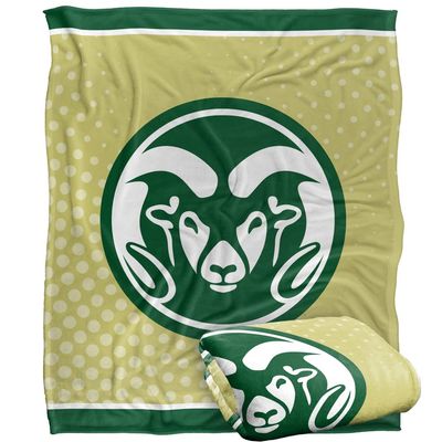Colorado State University Rams Blanket, 50"x60", Logo Dots, Silky Touch Super Soft Throw