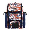 Boombah Catchers Superpack Bat Bag Digital Camo Royal/Orange - 23-1/2" x 13-1/2" x 9-1/2" - Multiple Colors - Holds 4 Bats - Backpack Version (no Wheels) view 1