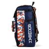 Boombah Catchers Superpack Bat Bag Digital Camo Royal/Orange - 23-1/2" x 13-1/2" x 9-1/2" - Multiple Colors - Holds 4 Bats - Backpack Version (no Wheels) view 4