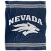 University of Nevada Wolf Pack Blanket, 50"x60", Primary Logo Stripes, Silky Touch Super Soft Throw view 2