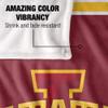 Iowa State University Cyclones Blanket, 36"x58", Primary Logo Stripes, Silky Touch Super Soft Throw view 4