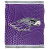 University of Wisconsin Whitewater Warhawks Blanket, 50"x60", Logo Dots, Silky Touch Super Soft Throw view 2