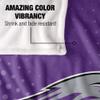 University of Wisconsin Whitewater Warhawks Blanket, 50"x60", Logo Dots, Silky Touch Super Soft Throw view 4