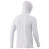 HUK Men's Standard A1A Hoodie | Quick-Dry Performance Sweatshirt +30 UPF, White, XX-Large view 3