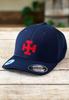 32nd Degree Cross Embroidered Masonic Adult Cool & Dry Sport Hat - [Navy][S/M] view 2