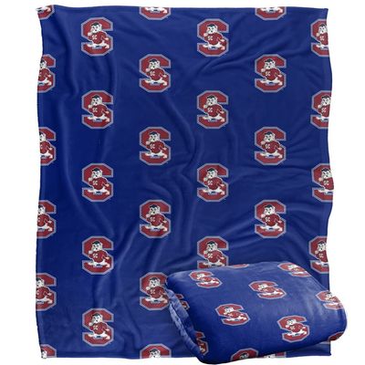 South Carolina State University Bulldogs Blanket, 50"x60", Logo Pattern, Silky Touch Super Soft Throw