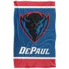 DePaul University Blue Demons Blanket, 36"x58", Logo Dots, Silky Touch Super Soft Throw view 2