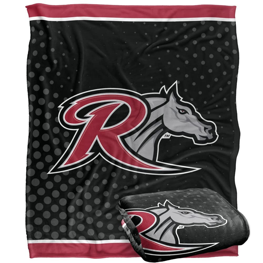 Rider University Broncs Blanket, 50"x60", Logo Dots, Silky Touch Super Soft Throw