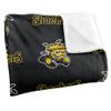 Wichita State Shockers Blanket, 50"x60", Logo Pattern, Silky Touch Super Soft Throw view 3