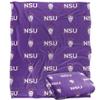 Northwestern State University Demons Blanket, 50"x60", Logo Pattern, Silky Touch Super Soft Throw view 1