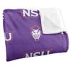 Northwestern State University Demons Blanket, 50"x60", Logo Pattern, Silky Touch Super Soft Throw view 3