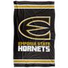 Emporia State University Hornets Blanket, 36"x58", Primary Logo Stripes, Silky Touch Super Soft Throw view 2