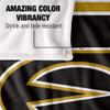 Emporia State University Hornets Blanket, 36"x58", Primary Logo Stripes, Silky Touch Super Soft Throw view 4