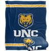 University of Northern Colorado Chargers Blanket, 50"x60", Primary Logo Stripes, Silky Touch Super Soft Throw view 1
