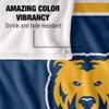 University of Northern Colorado Chargers Blanket, 50"x60", Primary Logo Stripes, Silky Touch Super Soft Throw view 4